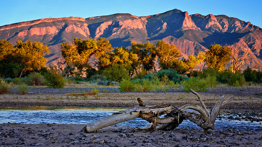 Photo of the Sandia Mountains