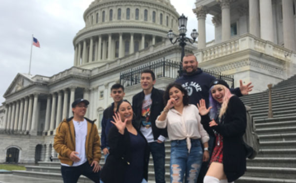 Sharing a laugh on the steps of the U.S. Capitol, 2019.