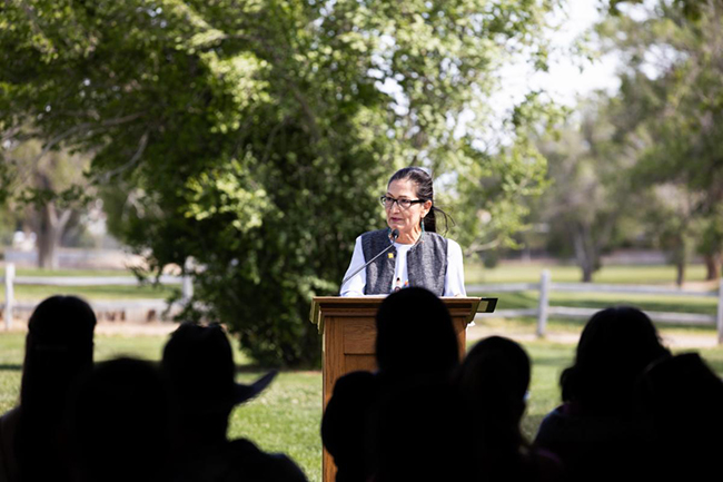 U.S. Secretary of the Interior Deb Haaland